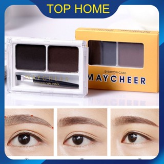 Eyebrow Gel Eyebrow Powder เครื่องสำอางแต่งหน้า 2 สีครีมทาคิ้วแต่งหน้าหญิงMAYCHEER Meiqianer NO.324 Two-color Eyebrow Powder, Eyebrow Powder, Eyebrow Cream, Waterproof, ,Wow~ ราคาต่ำสุด