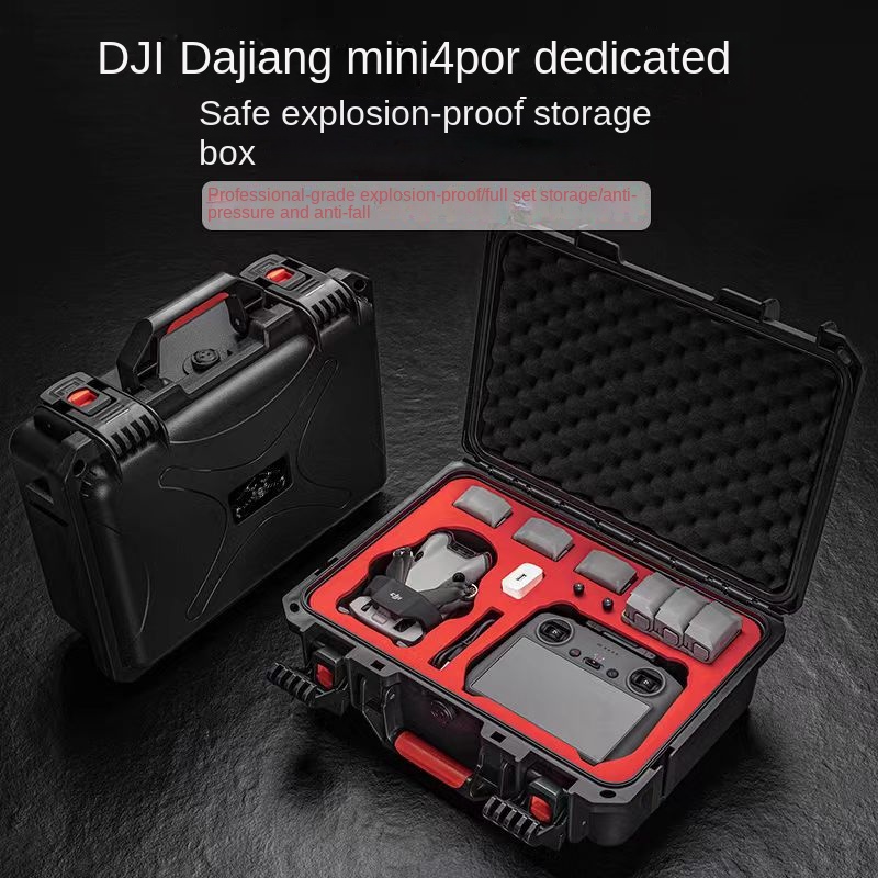 Startrc กล่องเก็บของ ABS กันระเบิด สําหรับ DJI Mini 4 pro RC2 N2