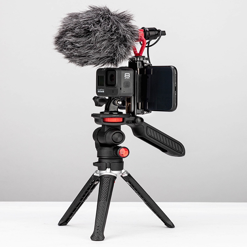 SLR camera mini shooting selfie tripod mobile phone desktop live tripod portable tripod.