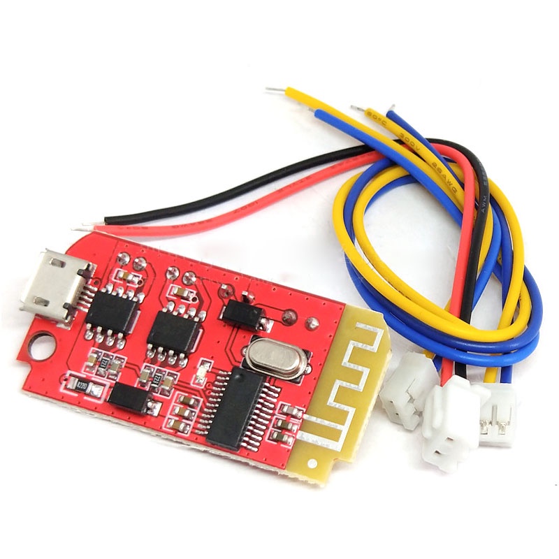 บอร์ดโมดูลขยายเสียงลําโพงบลูทูธ Micro USB DC 3.7V 5V 5W พร้อมบอร์ดคู่ DIY