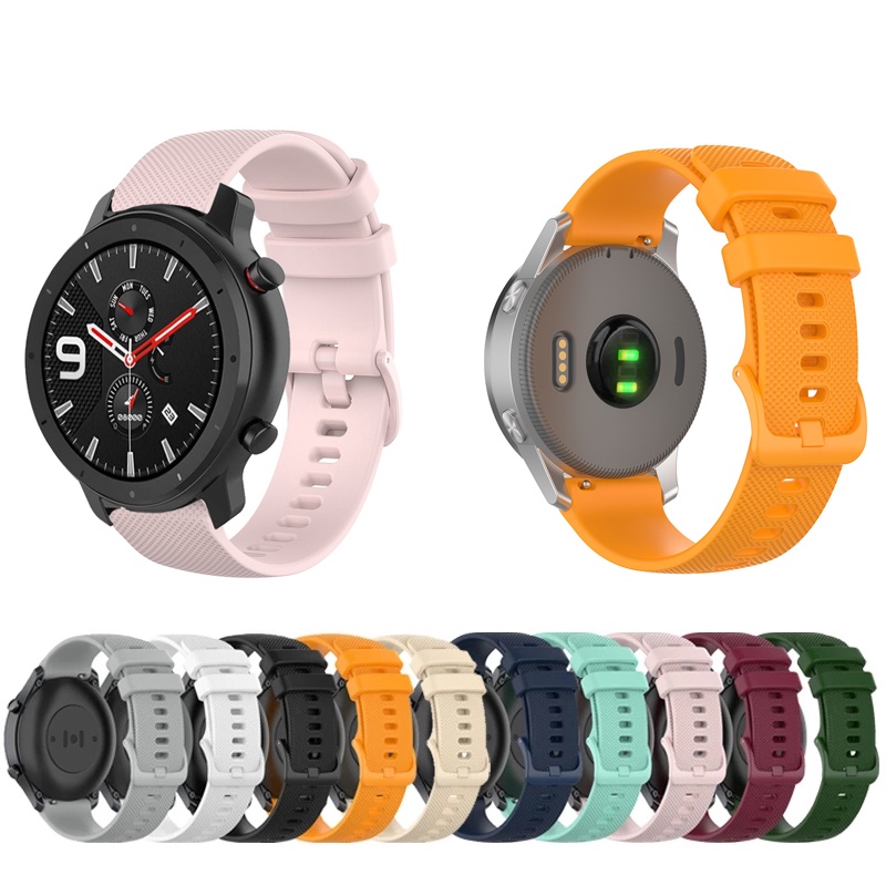 สายนาฬิกาข้อมือซิลิโคน หลากสี สําหรับ Huami Amazfit GTR 4 4pro 2 GTR 2 2E GTR 3 GTR Mini