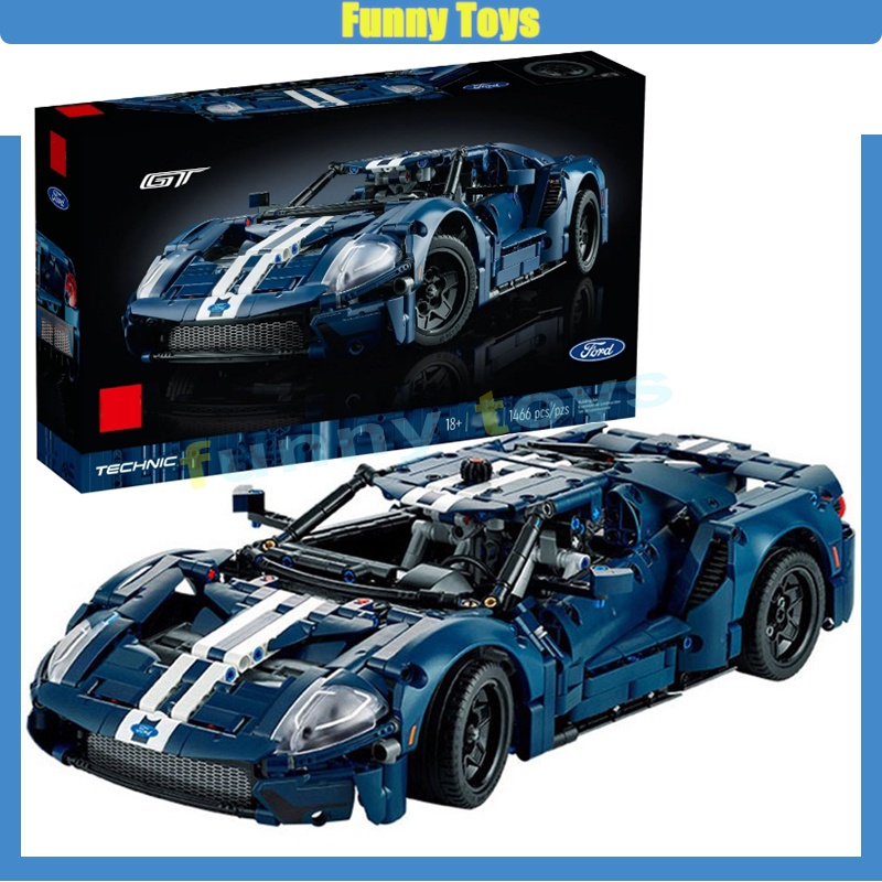 บล็อคตัวต่อ รูปกลุ่มกลไก Ford GT 1:12 MOC-42154 ของเล่นสําหรับเด็ก และผู้ใหญ่