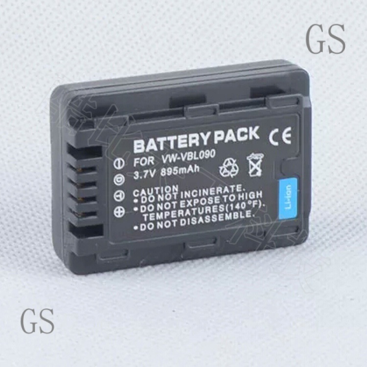 GS Compatible with Panasonic/Panasonic VW-VBL090 Digital Camera Lithium Battery