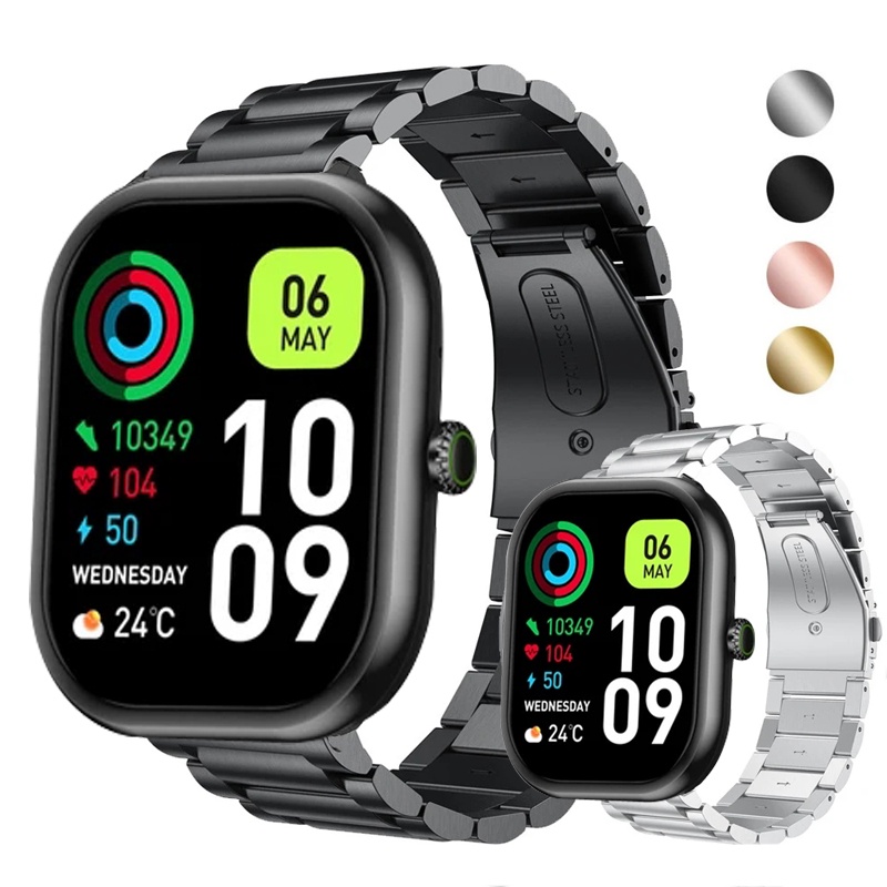 สายนาฬิกาข้อมือสเตนเลส 22 มม. สําหรับ Zeblaze GTS 3 Pro Smartwatch Zeblaze GTR 3 Pro