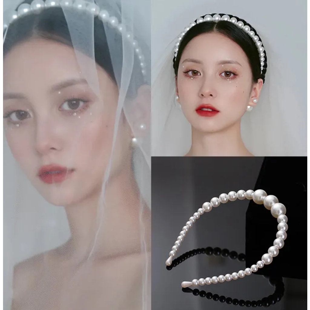 ที่คาดผมมุก ที่คาดผมแฟชั่น พร้อมส่ง