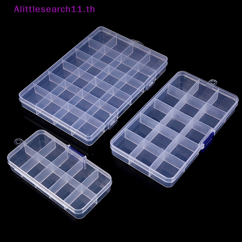 Alittlesearch11 กล่องเก็บเครื่องประดับ ต่างหู แหวน 10 15 24 ช่อง