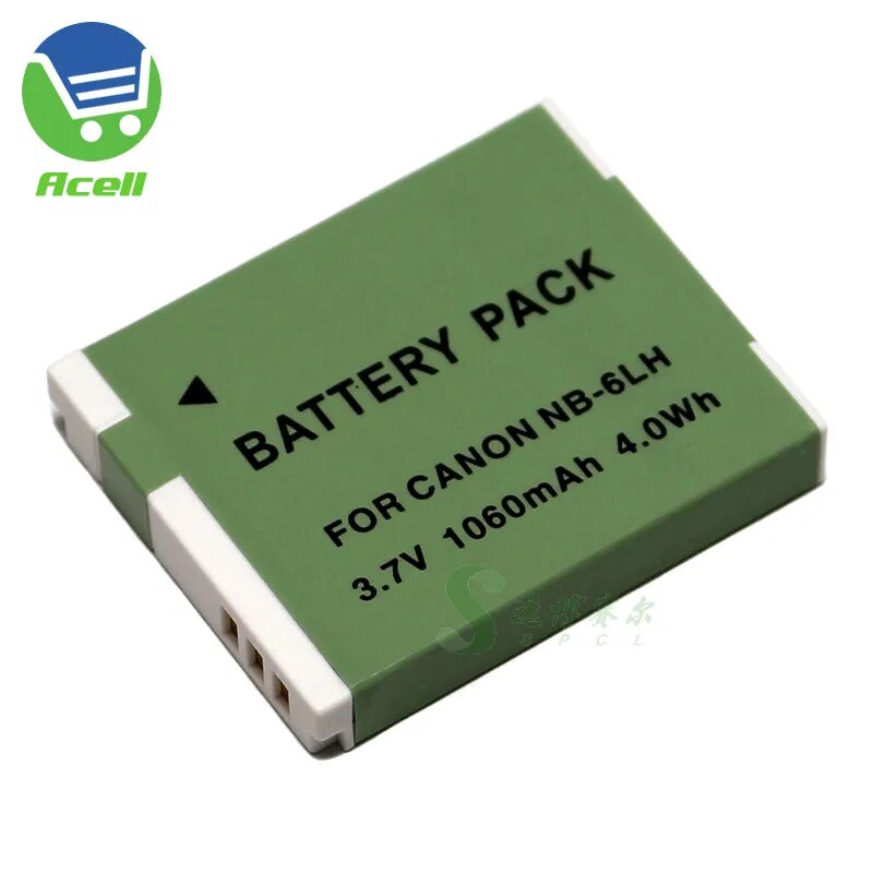 NB-6LH Battery for Canon PowerShot D10 D20 D30 S90 S95 S120 S200 IXY 10S 30S 31S 32S 200F IXUS 105 2