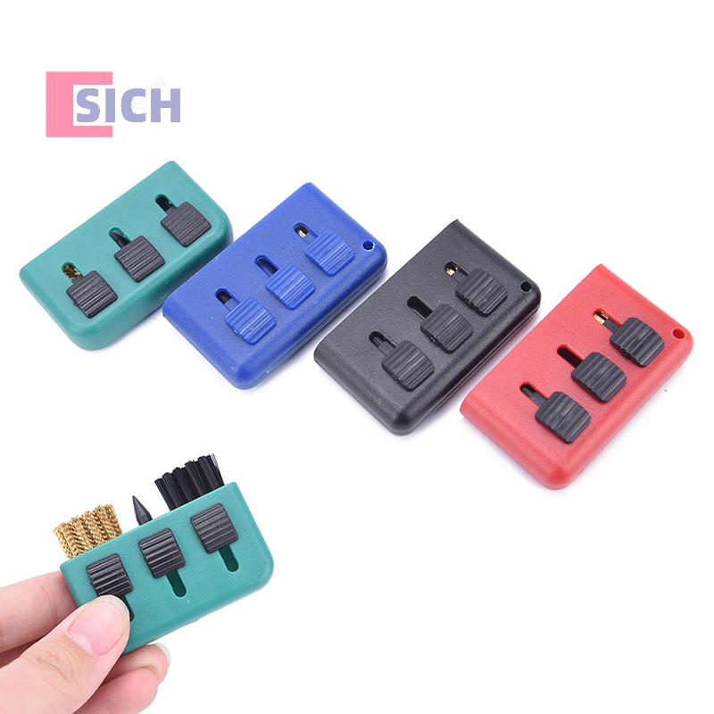[Sich] 3-in-1 แปรงทําความสะอาดร่องไม้กอล์ฟ และรองเท้า