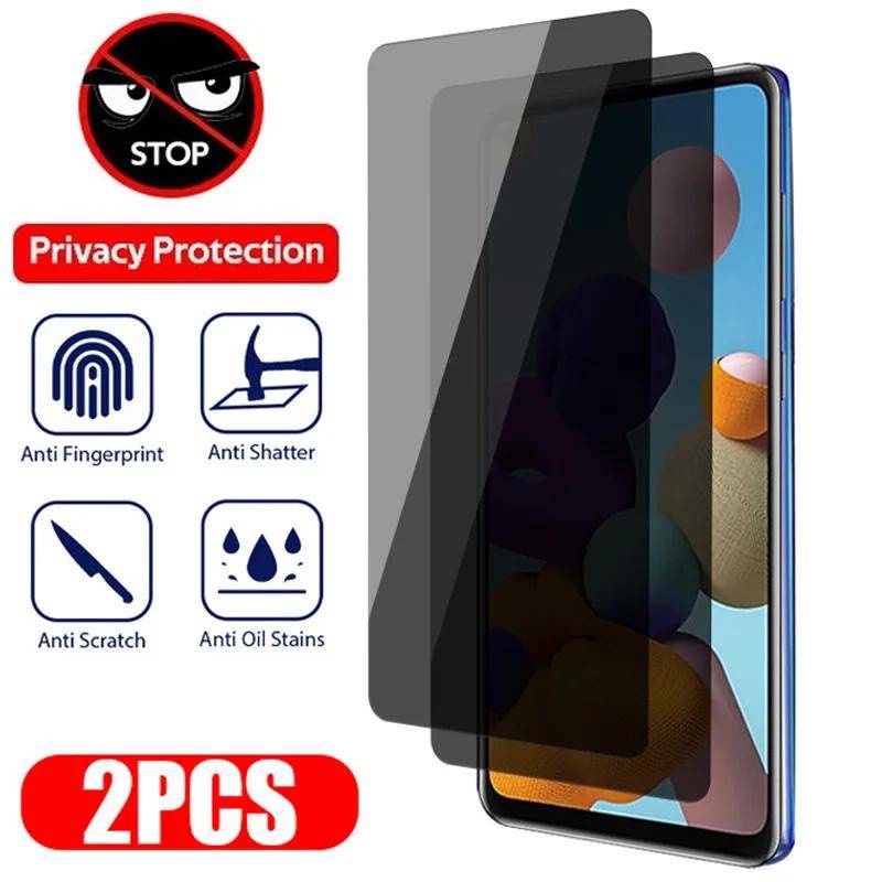 1-3 ชิ้น Anti Spy ความเป็นส่วนตัวกระจกนิรภัยฟิล์มสําหรับ Samsung A24 M14 F14 A05 A05s F04 โทรศัพท์ป้