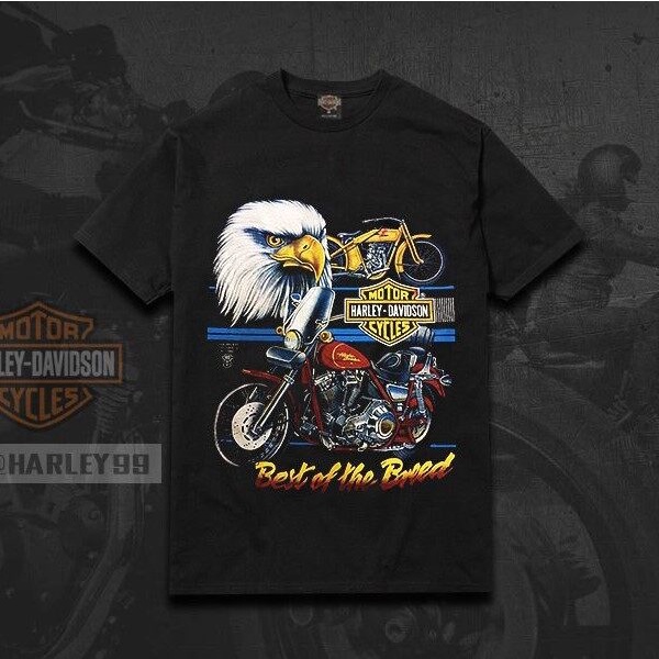 #MI# TEE เสื้อฮาเล่ย์ Harley-Davidson Reproduction (S-XL) ป้าย USA ผ้าCotton100 ใสสบาย 1010.11