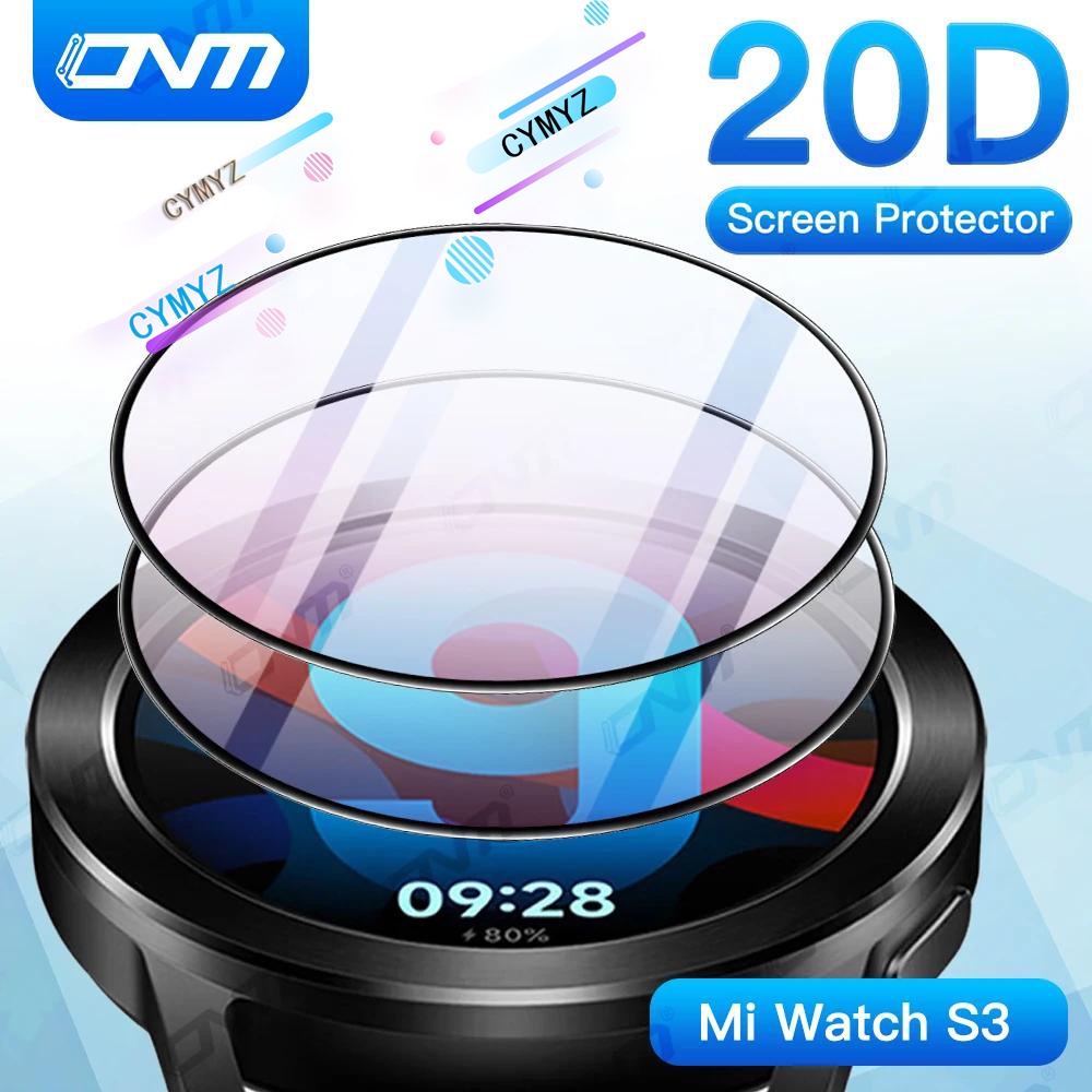 Xiaomi Watch S3 ฟิล์มป้องกันเต็มรูปแบบ สําหรับ Xiaomi Watch S3 ป้องกันหน้าจอ 20D โค้ง นิ่ม ป้องกันหน้าจอ Xiaomi Mi Watch S3 ป้องกันหน้าจอ
