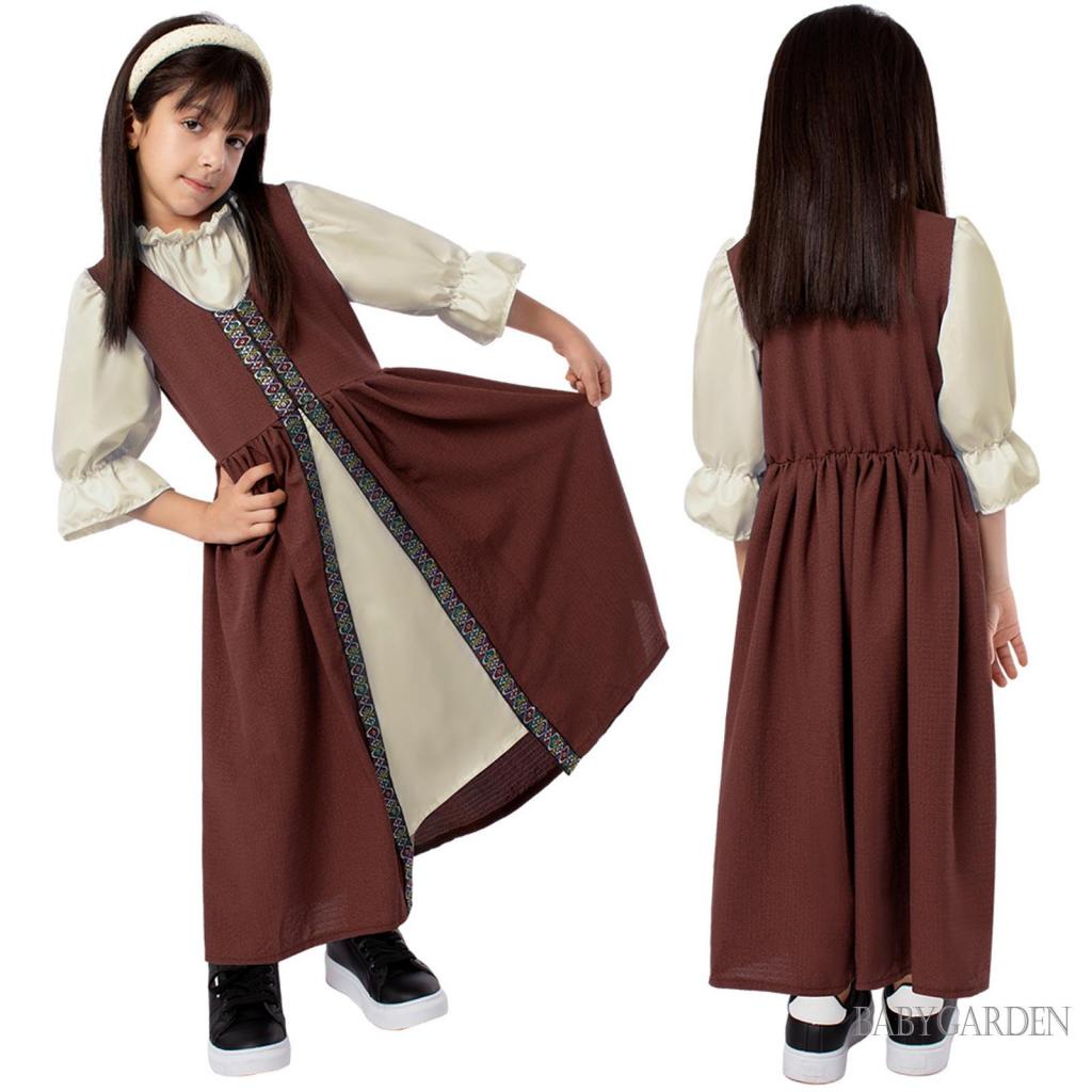 Baga- ชุดเดรสคอสเพลย์ Renaissance Court Style สําหรับเด็กผู้หญิง