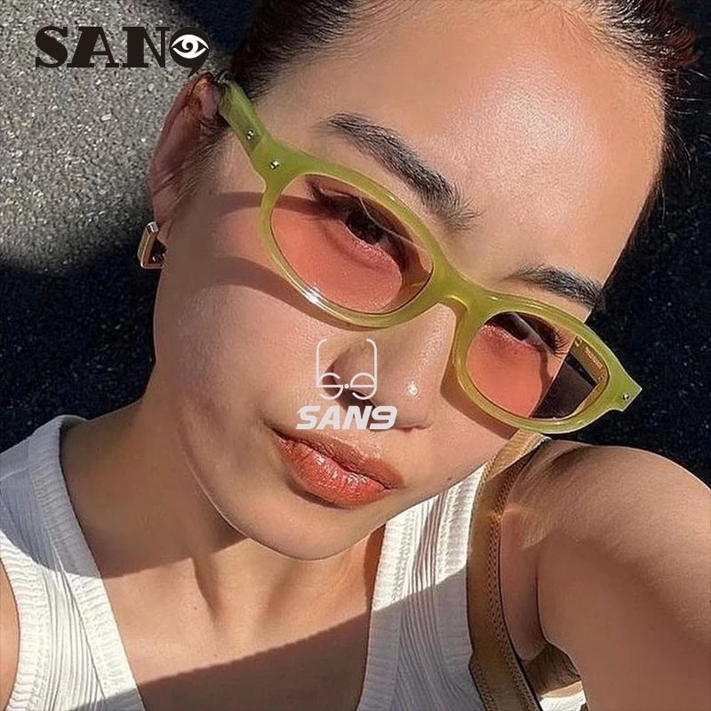 【พร้อมส่ง】COD (San9) ใหม่ แว่นตากันแดด กรอบเล็ก สไตล์เรโทร สําหรับผู้หญิง 2023