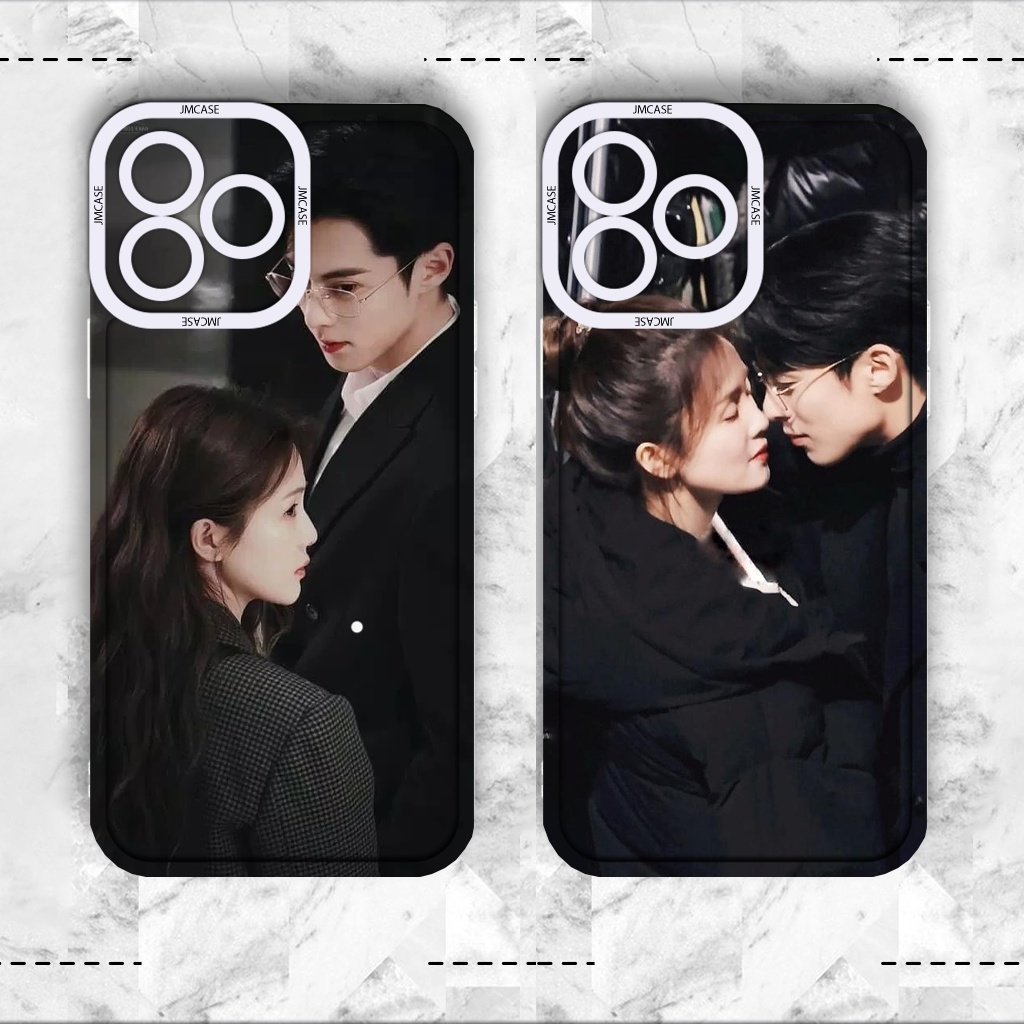 เคสไอโฟนขอบเหลี่ยม Love Story Di Ai Vi Doanh 8plus/x/xs/11/12/pro/max/plus/promax