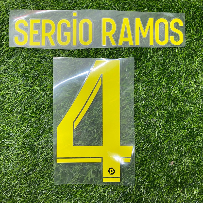 Sergio ramos 4th jersey nameset psg name set