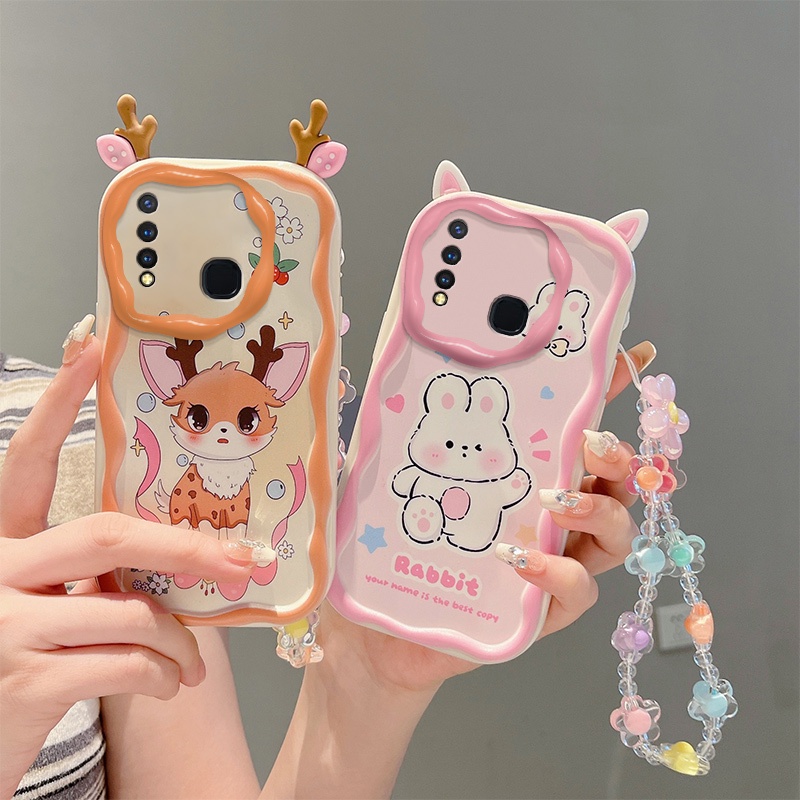 เคส vivo y19 เคสโทรศัพท์ tpu หูน่ารัก สําหรับ vivo y19