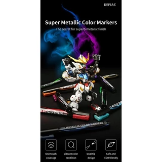 DSPIAE MKA Super Metallic Color Markers MKA01-MKA12