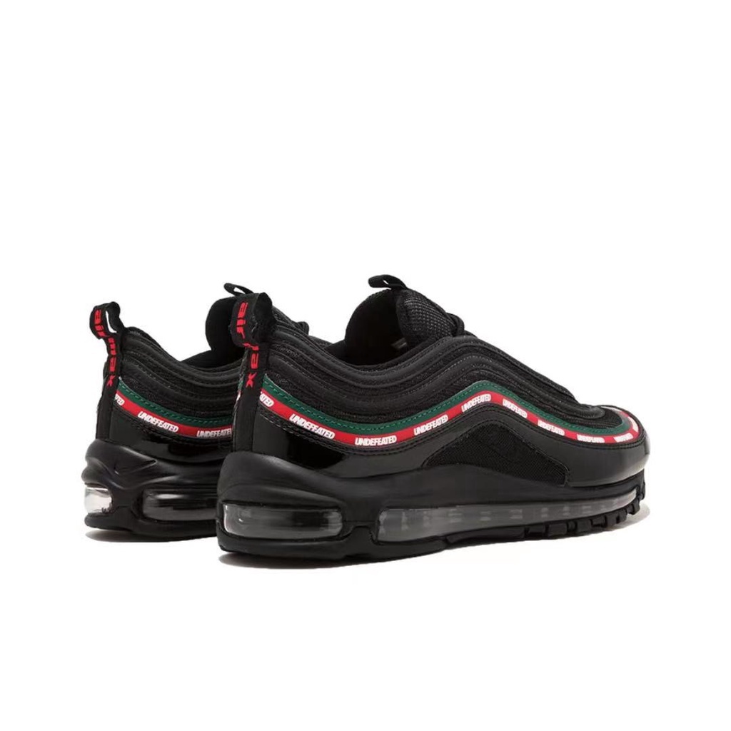 92 Colors Undefeated × Nike Air Max 97 Black Sport Shoes Breathable Running Shoes For Men And Women