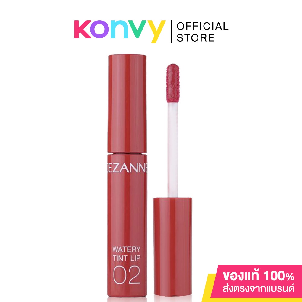 Cezanne Watery Tint Lip 4g #02 ลิปทินท์ผสมออยล์.