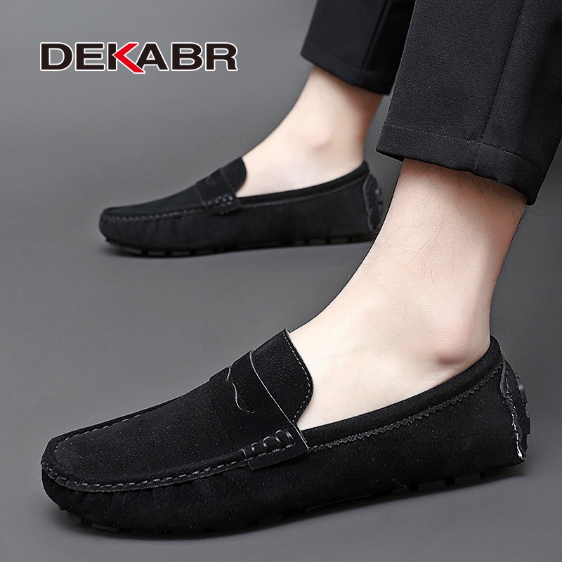 Dekabr 2025 คู่รองเท้าสบายๆ Slip-on Handmade สบาย Breathable คุณภาพสูง Pu หนังรองเท้าไม่มีส้นแฟชั่นขนาด 35-48