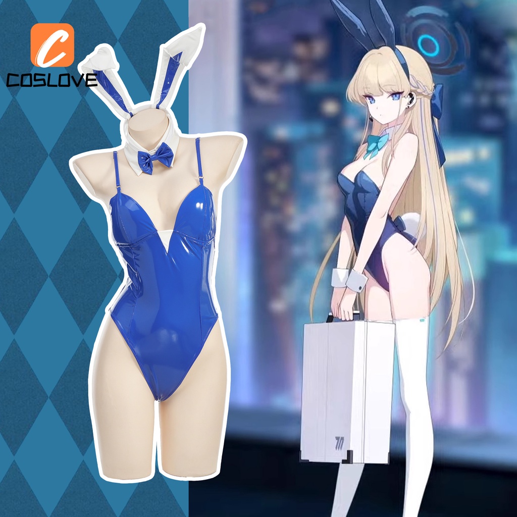 Blue Archive asuma toki คอสเพลย์ชุดเครื่องแต่งกายสําหรับผู้หญิงสาวกระต่ายชุดเครื่องแต่งกายปาร์ตี้ฮาโ