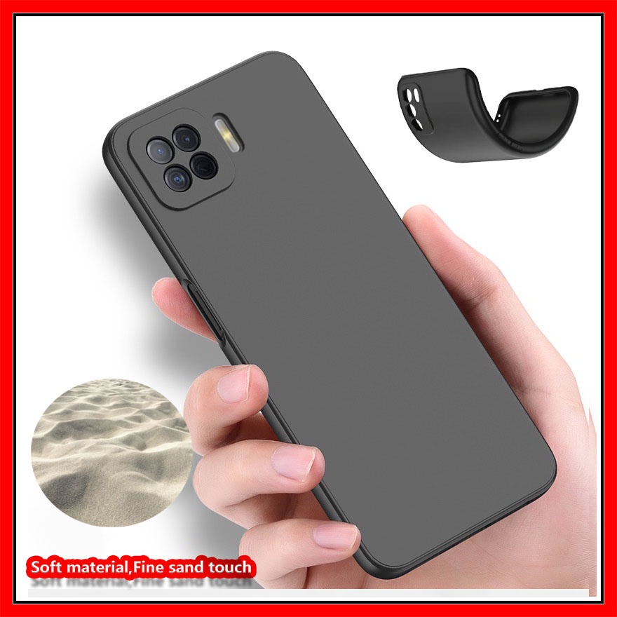 Oppo A73 4G 2020 F17 CPH2099 CPH2095 Jelly Case Matte Finish ยืดหยุ่นนุ่มปกหลังเจลยาง TPU ซิลิโคนป้องกันลายนิ้วมือบางเฉียบ