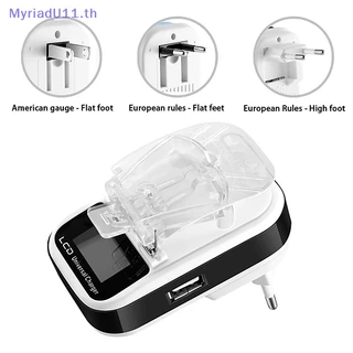 Myriadu ที่ชาร์จ USB พร้อมหน้าจอ LCD สําหรับกล้องโทรศัพท์มือถือ