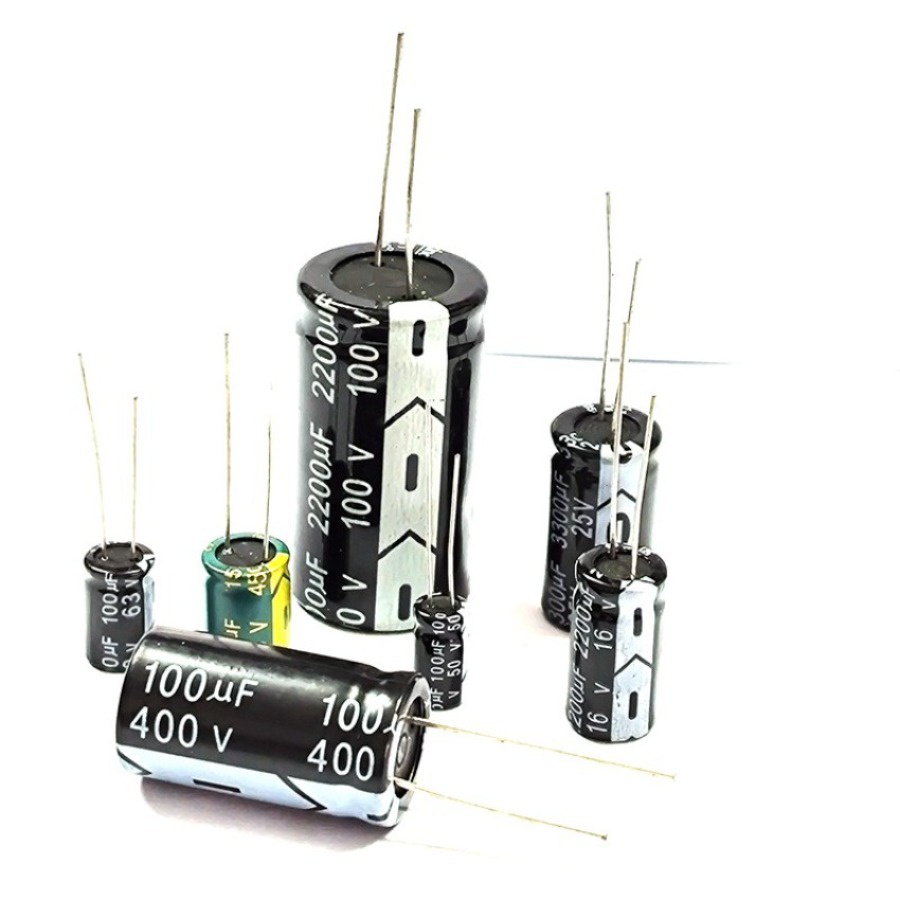 Electrolytic Capacitor 63V 100V 160V 1UF 2.2UF 3.3UF 4.7UF 10UF 22UF 33UF 47UF 68UF 82UF 100UF 150UF