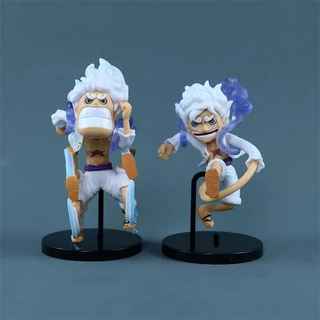 โมเดลฟิกเกอร์ PVC รูปปั้นอนิเมะ One Piece Nika Luffy Gear 5 5 ชิ้น ต่อชุด