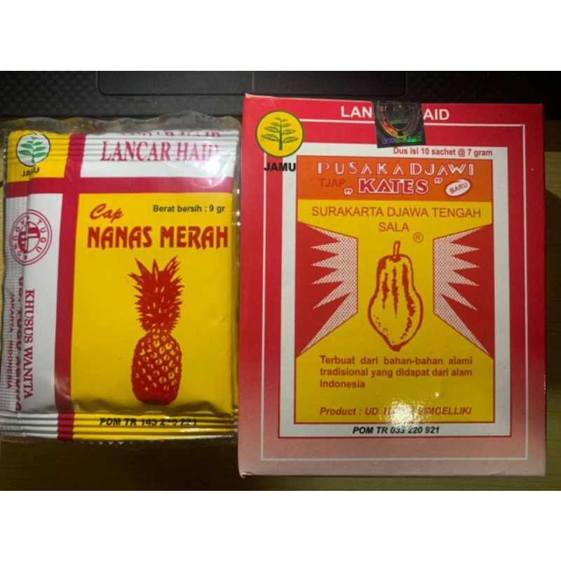 JAMU NENAS + JAMU KATES