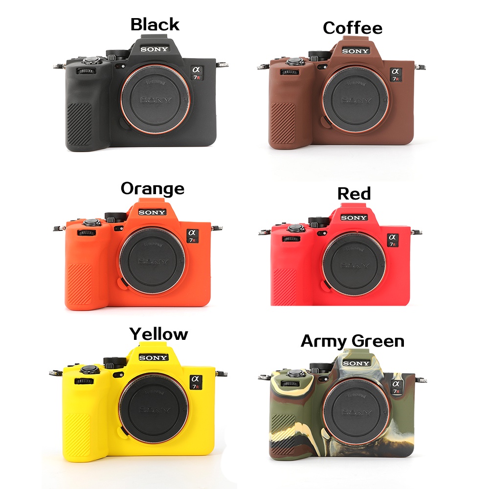 ฝาครอบกระเป๋ากล้องซิลิโคนสําหรับ Sony A7RV A7R5