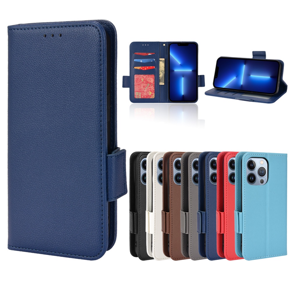 เคส Case for iPhone 15 13 12 16 Pro Max 14 Plus ฝาพับหนัง ฝาพับ เคสเปิดปิด โทรศัพท์หนัง PU TPU นิ่ม ฝาพับ พร้อมช่องใส่บัตร และสายคล้องมือ สําหรับ ไอโฟน15pro max Flip Cover Leather Wallet With Card Holder Slots Soft TPU Shell Mobile Phone Casing ซองมื