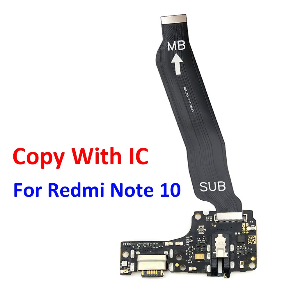 ใหม่ บอร์ดพอร์ตชาร์จ USB สายเคเบิลอ่อน สําหรับเมนบอร์ด Redmi Note 10 Note 10s