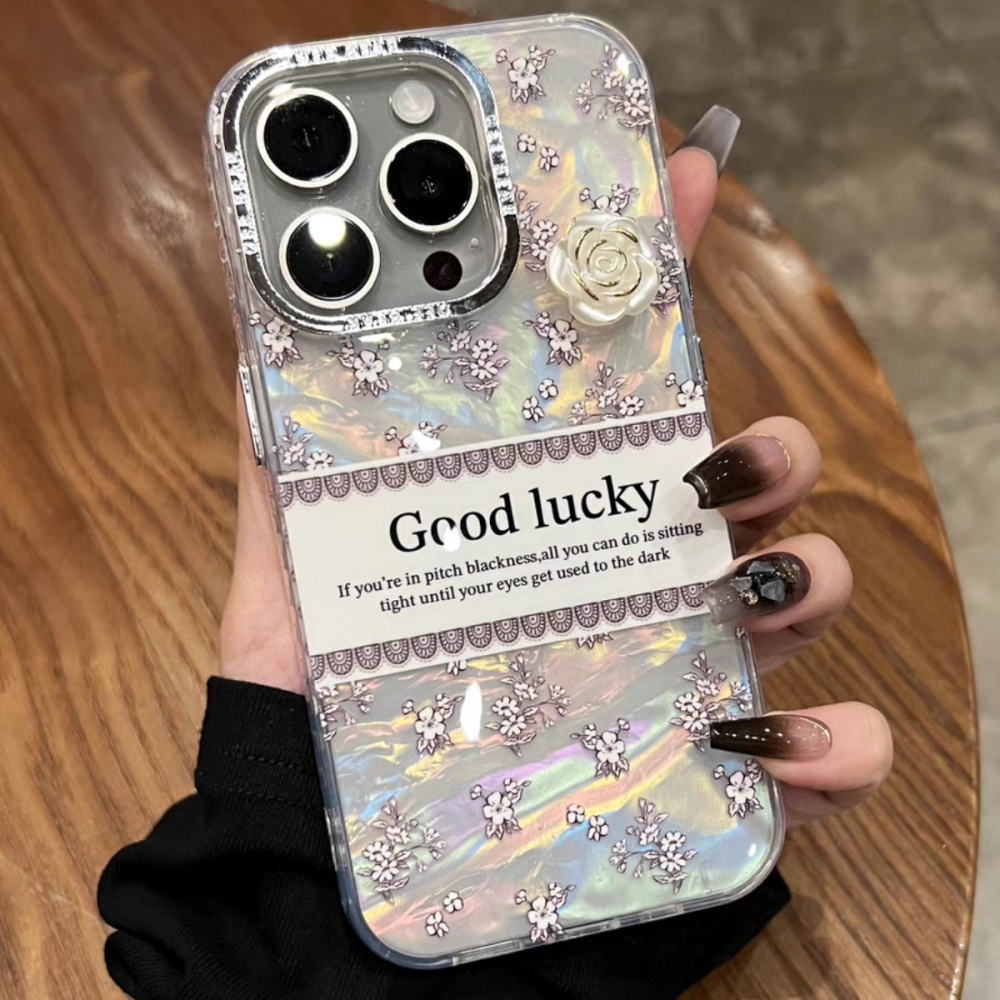 เคสโทรศัพท์มือถือ อะคริลิคแข็ง ลายดอกไม้ ดอกคามิเลีย 3D กันน้ํา ด้านหลัง สําหรับ IPhone 11 15 12 Pro Max 13 14 Pro Max