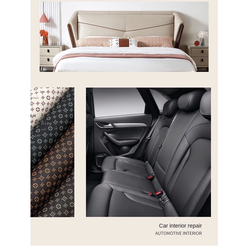 สติกเกอร์หนัง มีกาวในตัว กันน้ํา ทนต่อการสึกหรอ ที่ทนต่อการขีดข่วน สําหรับซ่อมแซมเก้าอี้ เตียง แชมพู - รูปที่ 4