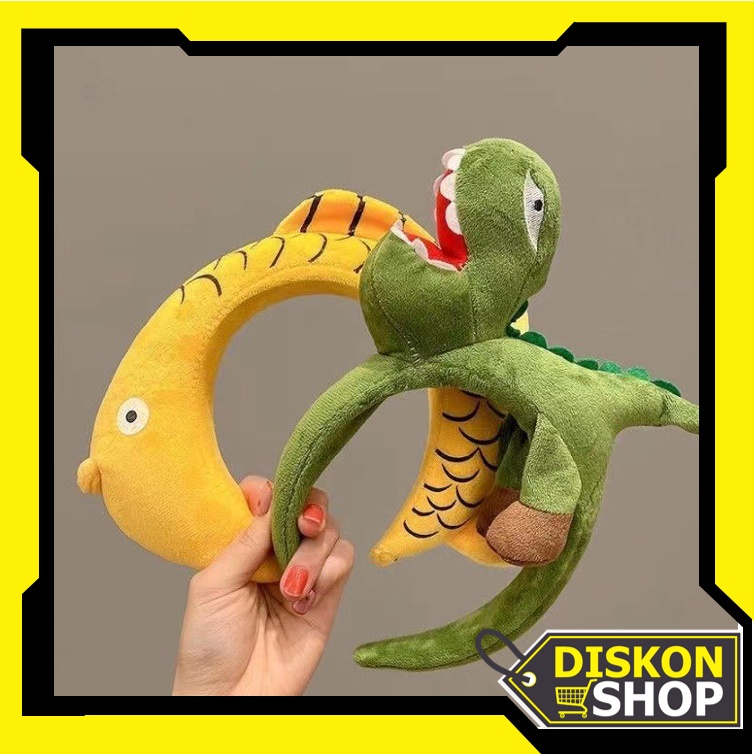 Shop - F6093 Stylish Doll Character / Bandanaสัตว์น่ารัก / Fluffy Cutest Doll Hairband / ที่คาดผมตุ๊