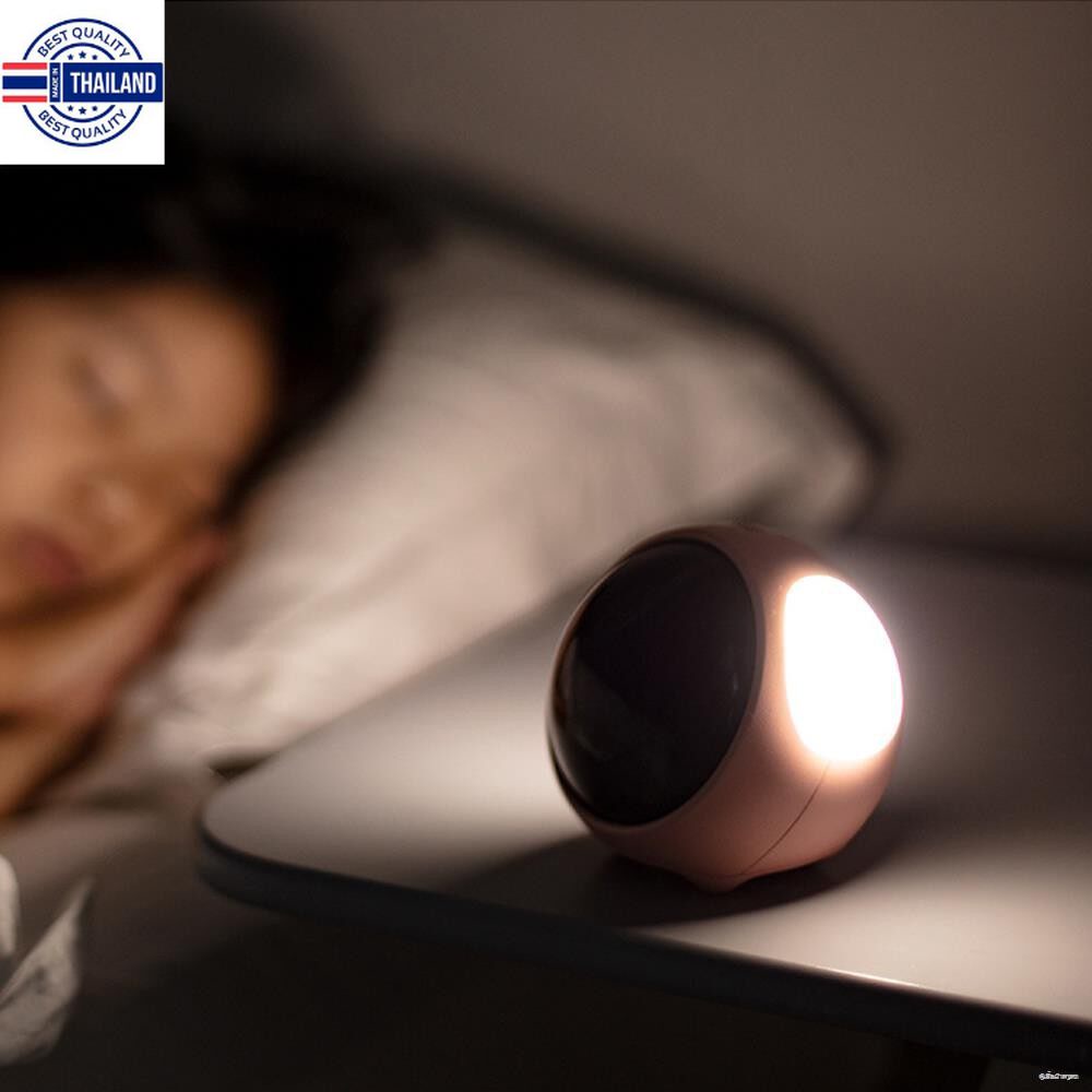 Xiaomi Cute Expression Pixel Alarm Clock,ไฟ LED ควคุมด้วยเสียงแดิจิตอลหลายฟังก์ชั่น,เครื่องวัดอุณหภู