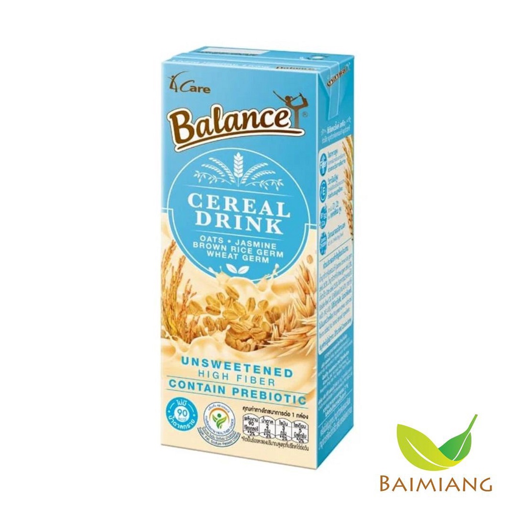 4 Care Balance เครื่องดื่มน้ำจมูกข้าว สูตรน้ำตาลน้อย ขนาด180 มล. (03757)