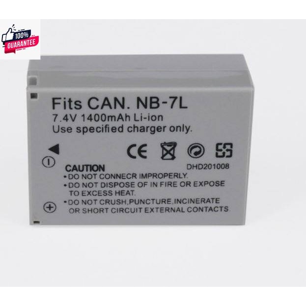 แตกล้อง CANON NB-7L For Canon PowerShot G10 G11 G12 SX30 SX30IS Camera Batteries