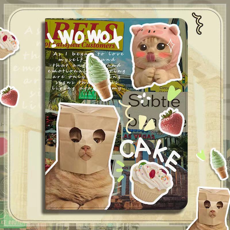 เคสไอเเพด ลายการ์ตูนพร้อมที่ใส่ปากกา gen5/6/7/8/9 10.2 เคส Air5 Air4 /Gen7/8/9 Air3 pro10.5 Pro12.9 Pro11 mini4/5/6