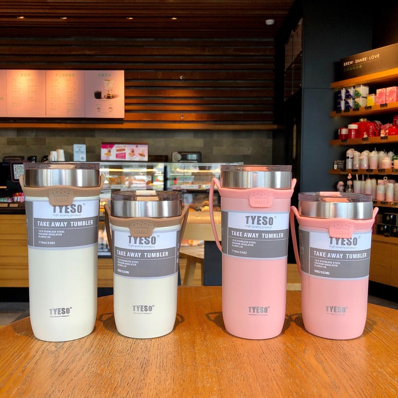 ถ้วยกาแฟสองชั้นสแตนเลสสูญญากาศถ้วยความร้อน