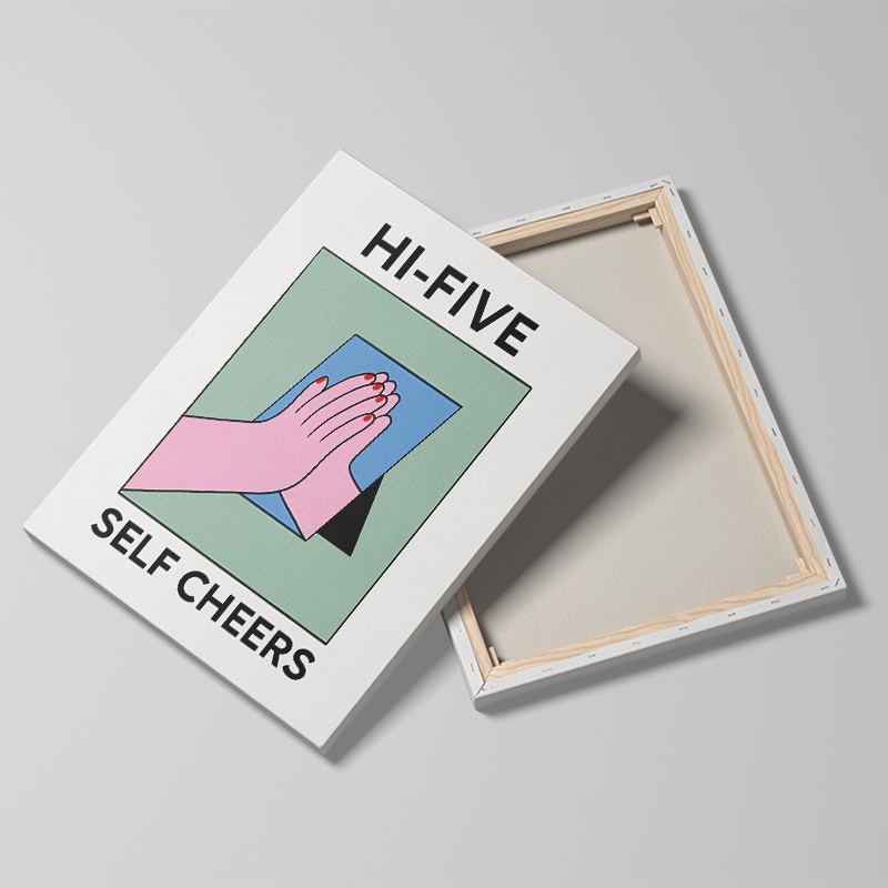 โปสเตอร์ภาพวาดผ้าใบ ลาย Abstract สําหรับตกแต่งผนังบ้าน - รูปที่ 4