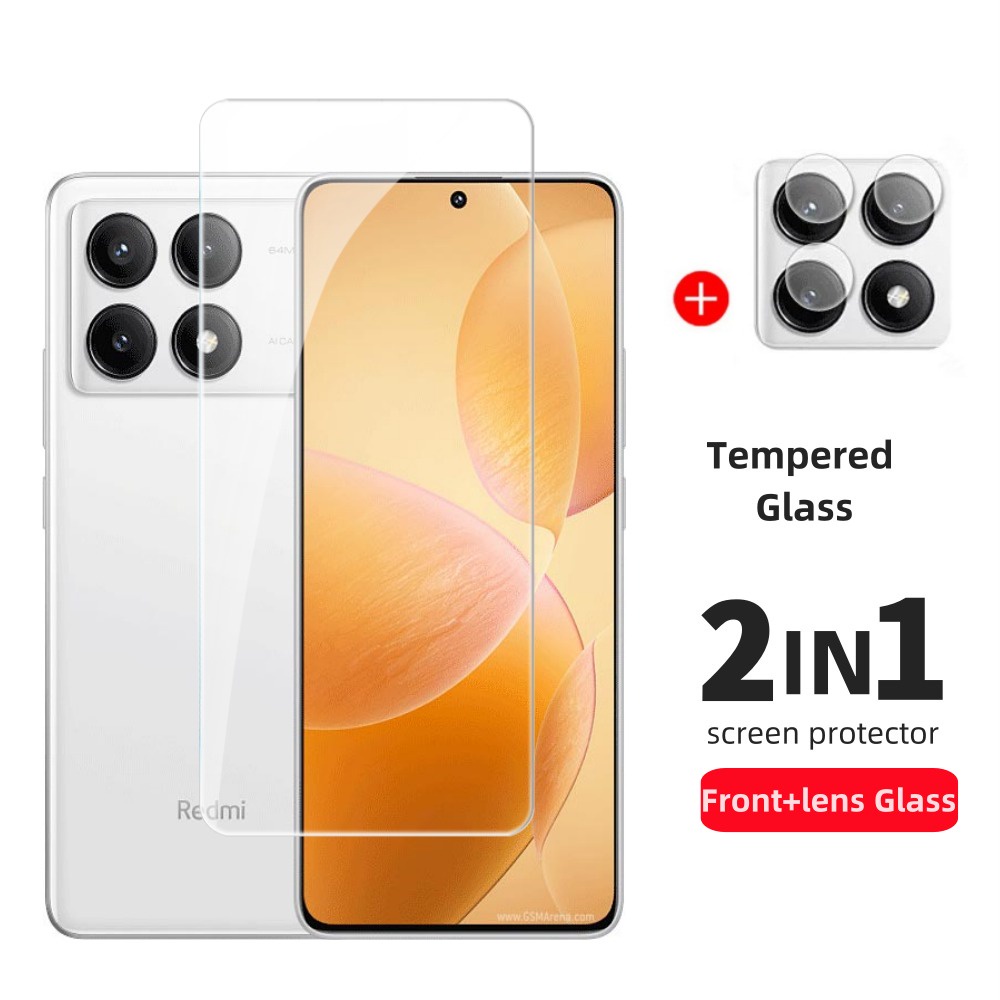 สําหรับ Xiaomi Poco X8 Pro Max ProMax X6 X6Pro โทรศัพท์กระจกนิรภัย Clear PocoX8ProMax PocoX6 PocoX6Pro ป้องกันหน้าจอกระจกป้องกันฟิล์มกล้อง HD 9H ใสฝาครอบเลนส์