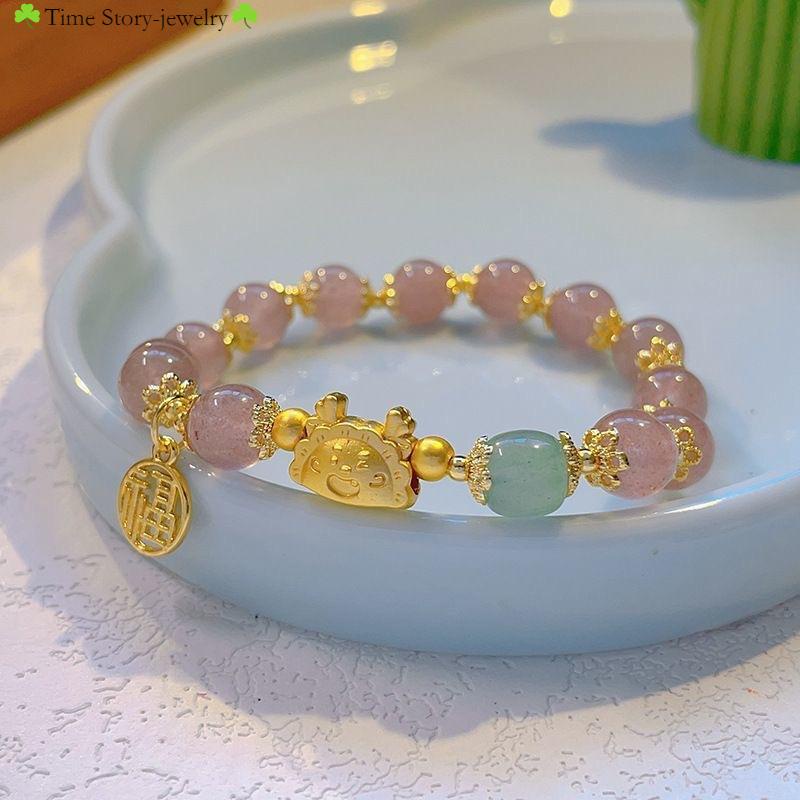 Yilong สร้อยข้อมือ จี้ราศีมังกรนําโชค สีแดง สไตล์จีน สําหรับเฉลิมฉลองปีมังกร ราคา ถูกที่สุด ดีลบีเคเค แกลเลอรีภาพที่ 3