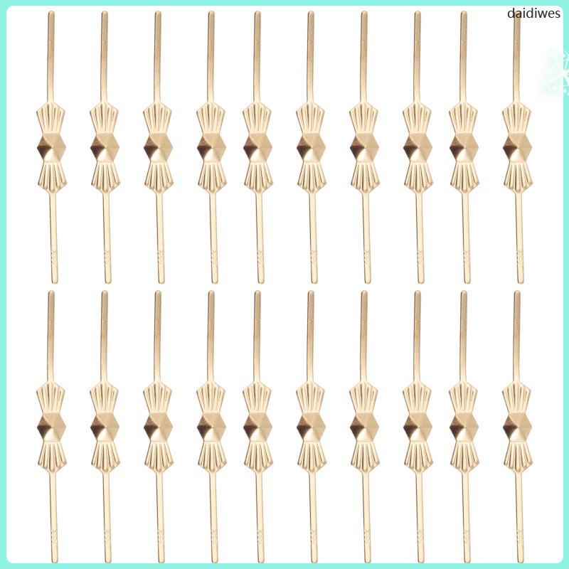 💍 อะไหล่โคมระย้า 200 ชิ้น ตัวเชื่อมทองเหลืองรูปแปดเหลี่ยมสำหรับตกแต่งบ้าน