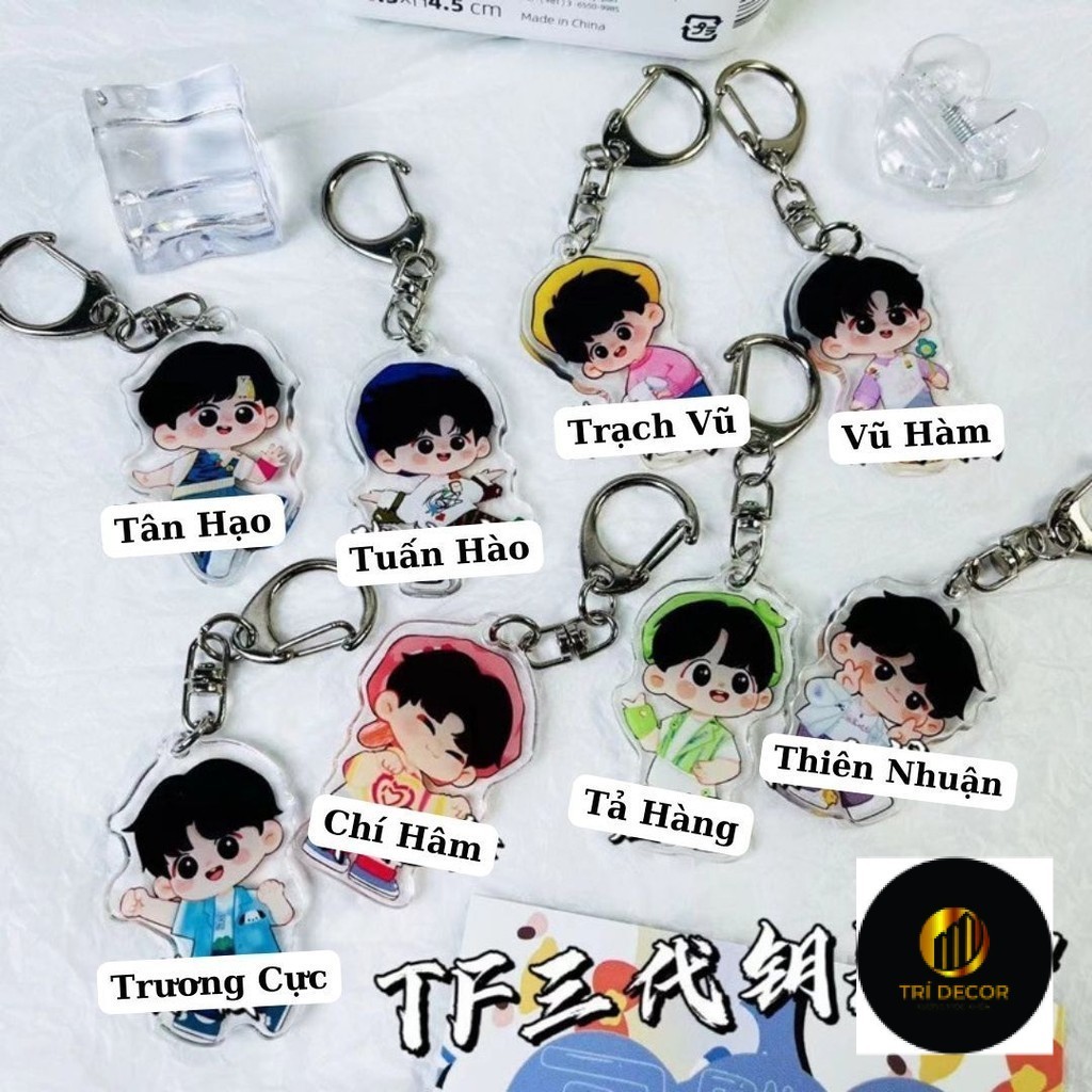 พวงกุญแจพิมพ์ TF Family ver Chi Chi Chi Chi Ham Truong Trach Vu Truong Cuc Ta Hang To Tan Hao อุปกรณ