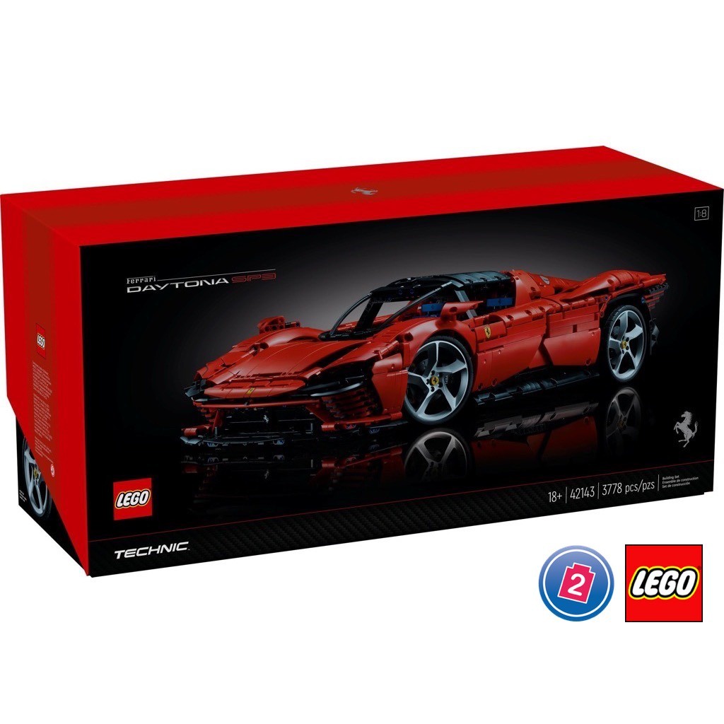 เลโก้ LEGO Exclusives Technic 42143 Ferrari Daytona SP3 (มีกล่องกระดาษตรงรุ่น)