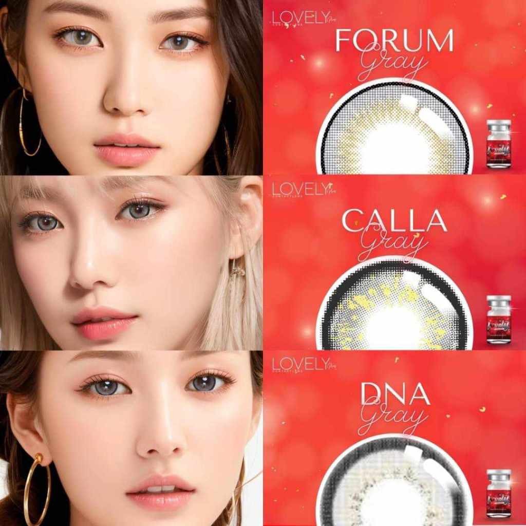 คอนแทคเลนส์ แฟชั่น สายตาปกติ 0.00 forum calla dnaชนิดนิ่ม รายเดือน