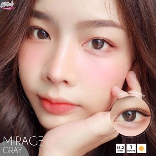 บิ๊กอาย Mirage สีเทา-สีน้ำตาลลายขายดี  คอนแทคเลนส์ รายเดือน …