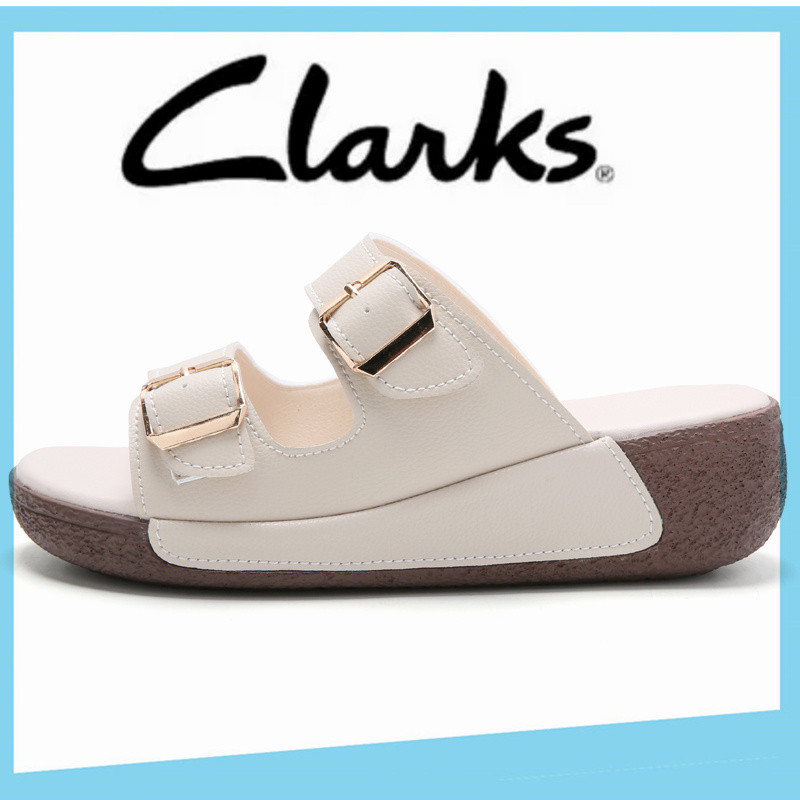 Clarks รองเท้าผู้หญิง Clarks ผู้หญิง Clarks รองเท้าแตะ รองเท้าผู้หญิง รองเท้าส้นแบน รองเท้าแตะ Clark